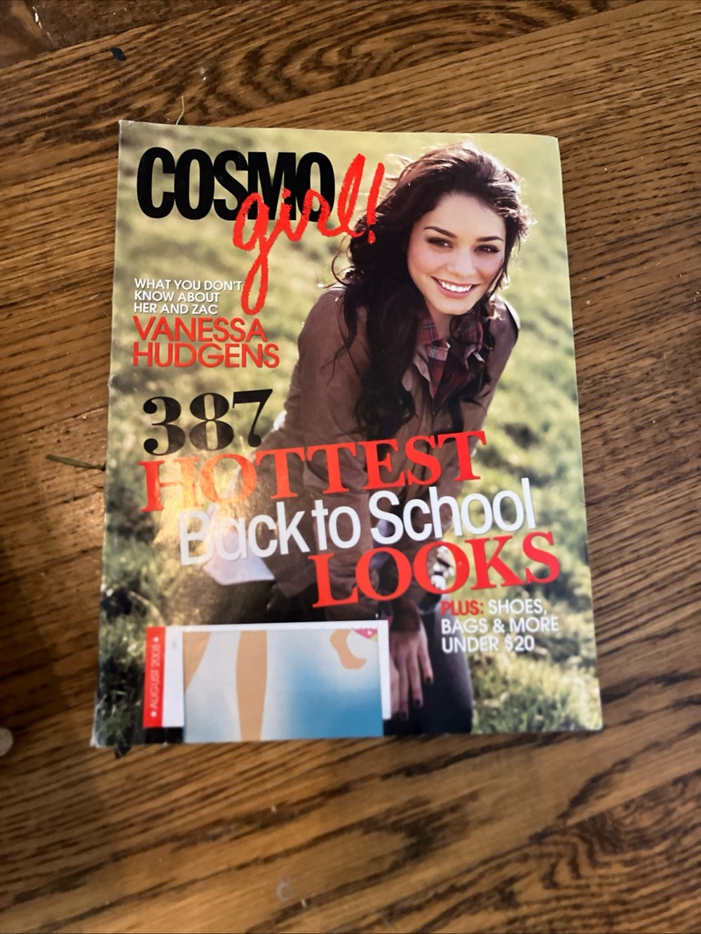 VANESSA HUDGENS August 2008 COSMO GIRL! Magazine